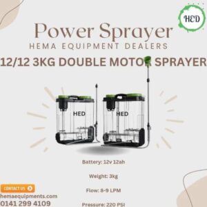 HED Power Sprayer 12/12 3kg Double Motor Sprayer